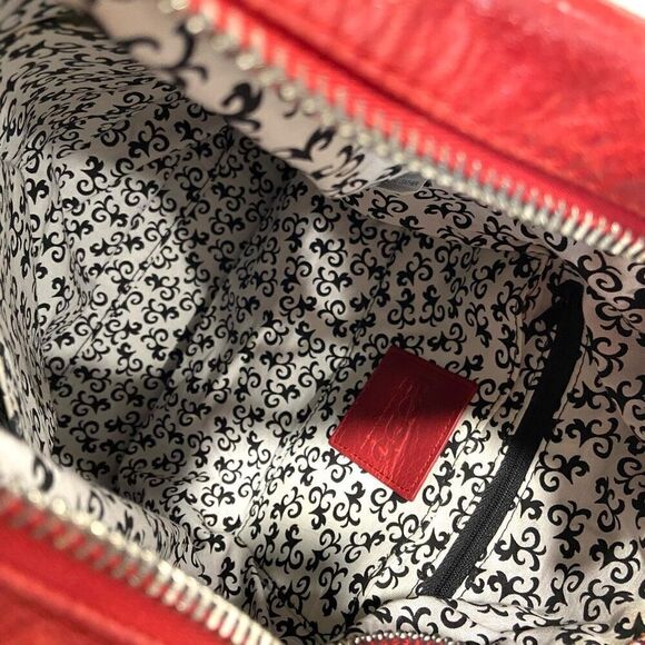 HOBO Red Leather Shoulder Bag - Picture 10 of 11